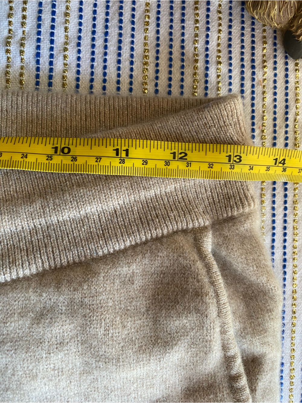 Lilysilk Fluid 100% Cashmere Sweatpants Light Brown Drawstring Sz Small - Picture 14 of 16